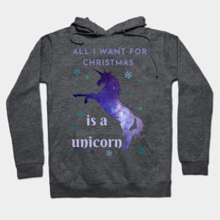 All I want for Christmas is a unicorn Hoodie